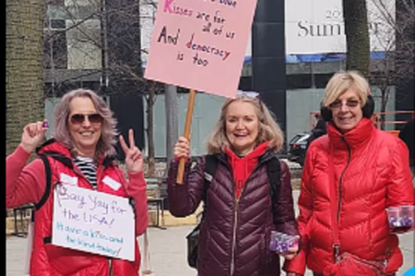 Kisses for Democracy